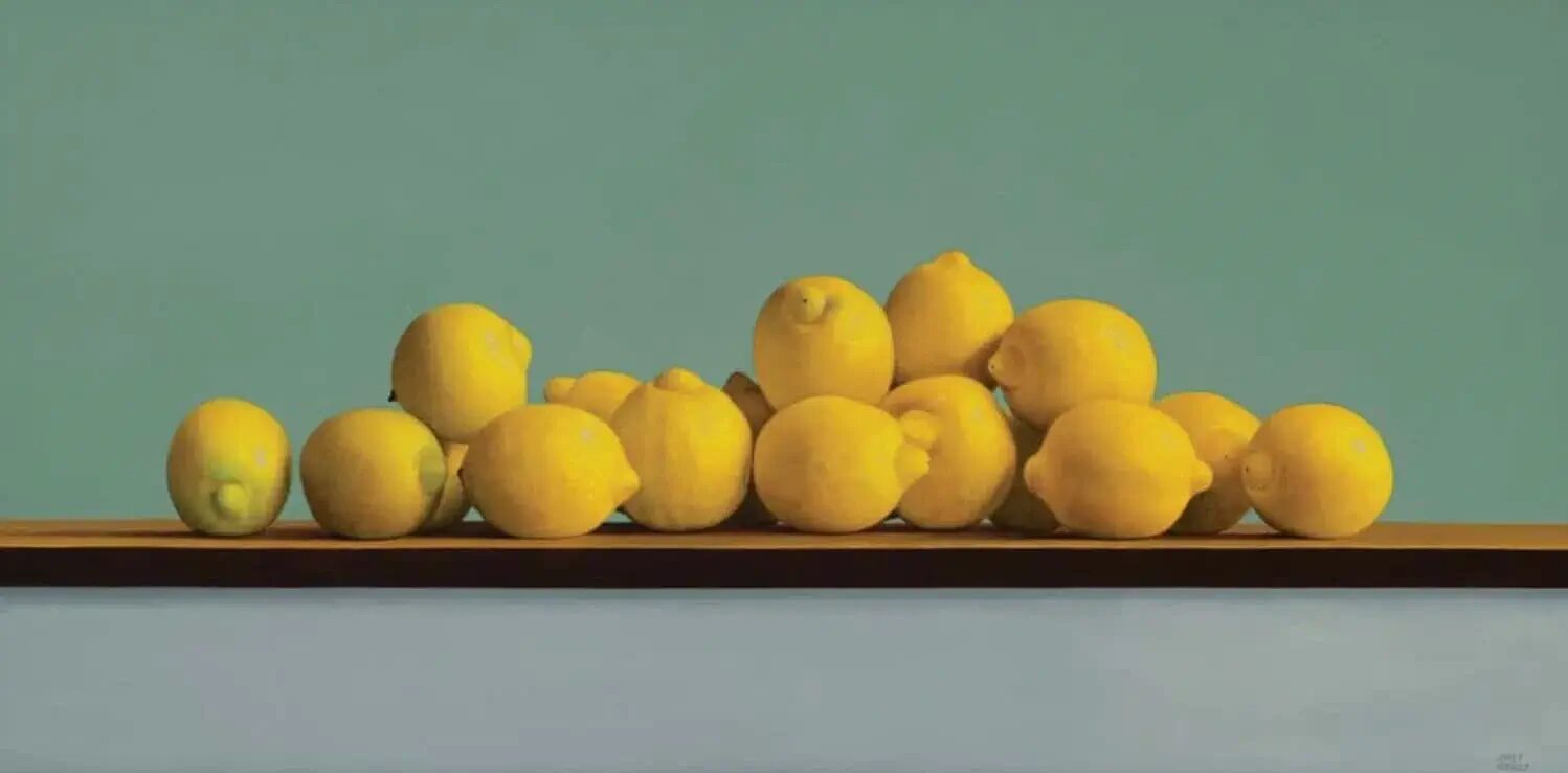 lemons on a table