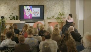 Rosie Wolfenden on stage