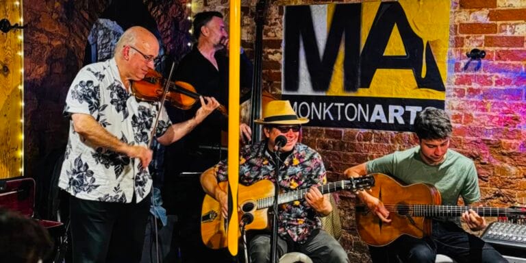 JC and band at Monkton Arts