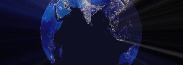 graphical illustration of the earth from space