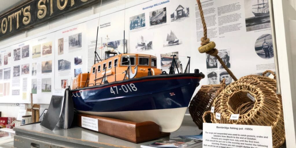 RNLI display at Bembridge Heritage Centre