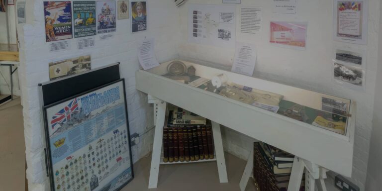 War room display at the Museum of Ryde