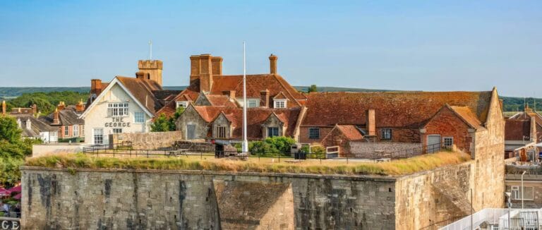 yarmouth castle from the water