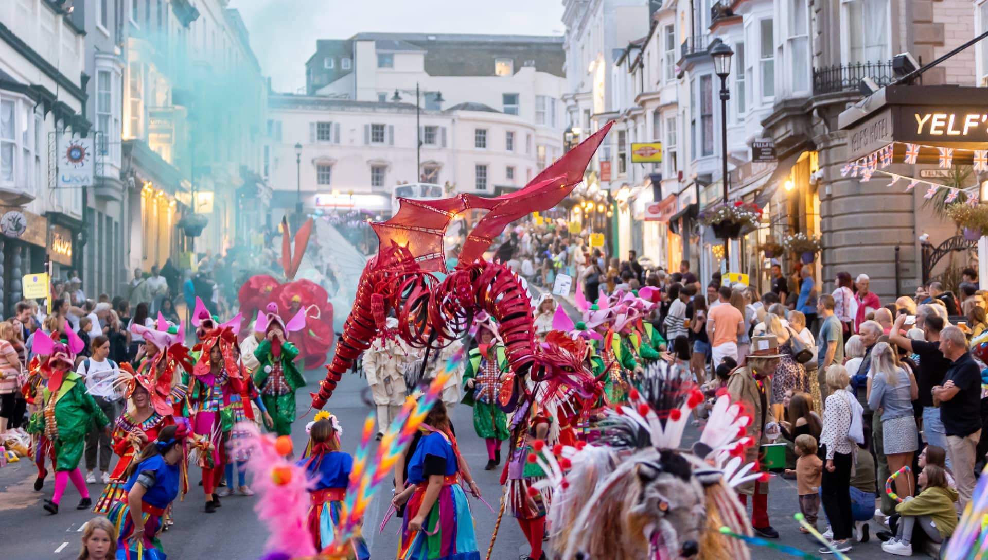 Shademakers carnival procession on Union Street